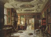 heinrich hansen interior of the rosenborg palace,copenhagen painting